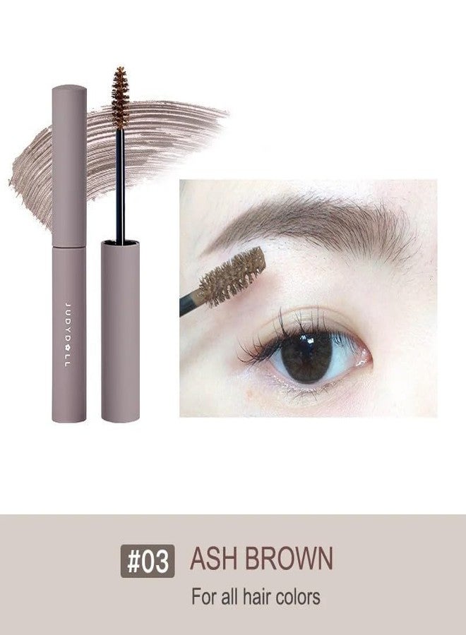 JUDYDOLL 2 IN 1 Eyebrow Mascara，Waterproof Eyebrow Makeup for Natural Feathered Brows，Smooth Clump-Free Formula, Natural, Strong Hold & Long-Lasting, for Beginners (03 Gray Brown) - Image 5